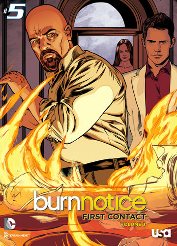 Comic Books Burn Notice Fire with Fire