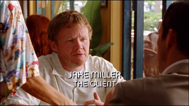 Jake Miller The client Burn Notice