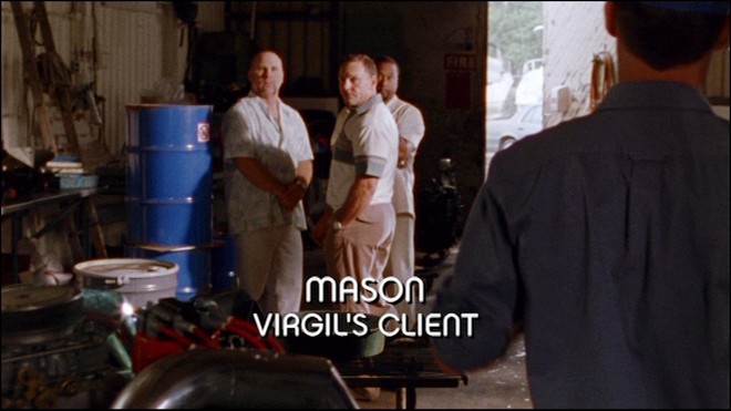 Burn Notice client Michael Westen Mason Virgil's client