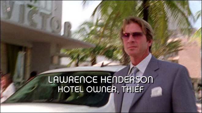 Burn Notice Lawrence Henderson hotel owner thief